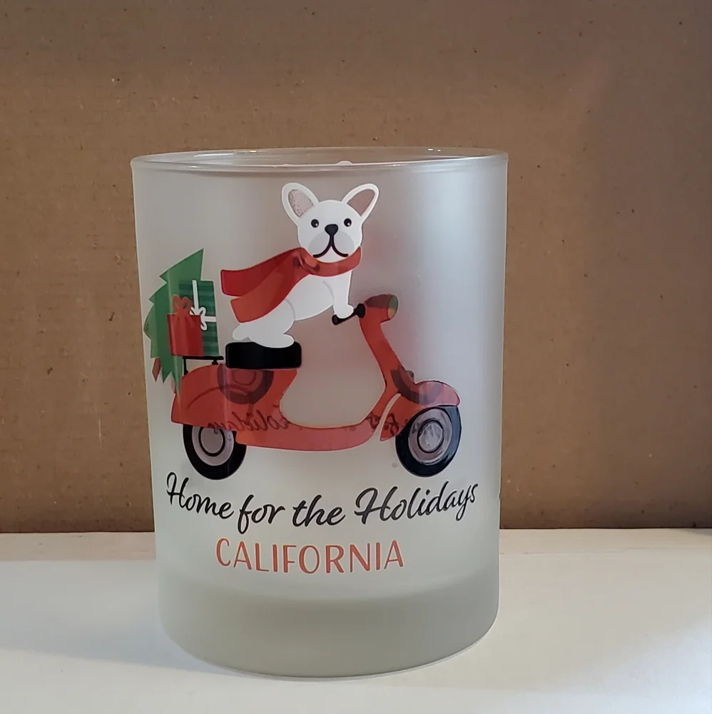 Set of 2 Christmas drinking‎ glasses
